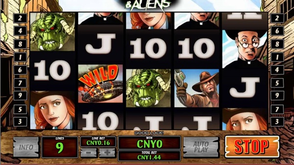 Cowboys & Aliens: Alami pertempuran yang tidak setara di Game Slot di Casino