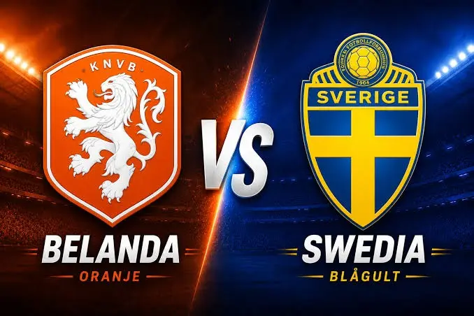 Prediksi Piala Dunia 2026 Belanda vs Swedia 00.00 WIB, 21 Juni