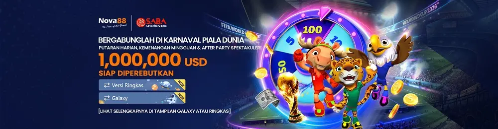 Karnaval Piala Dunia 2026 Nova88 – Rebut Hadiah Fantastis Hingga USD 1.000.000