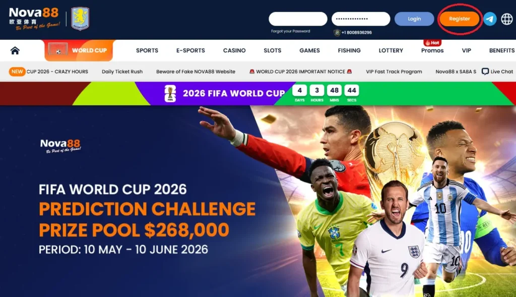 Nova88 Indo – Situs Hiburan & Taruhan World Cup 2026