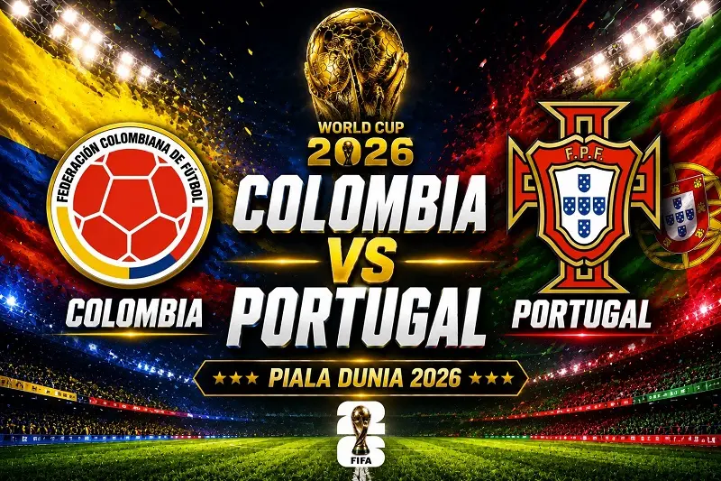 Prediksi Piala Dunia 2026 Portugal vs Kolombia 06.30 WIB, 28 Juni