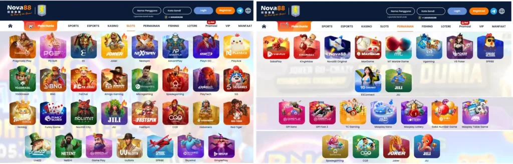 nova88 slot games