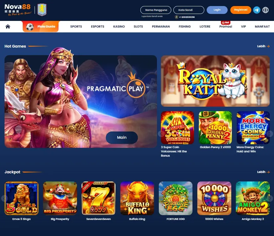 hot games nova88