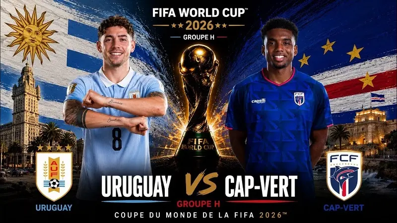Prediksi Piala Dunia 2026 Uruguay vs Tanjung Verde Pukul 05.00 WIB, 22 Juni