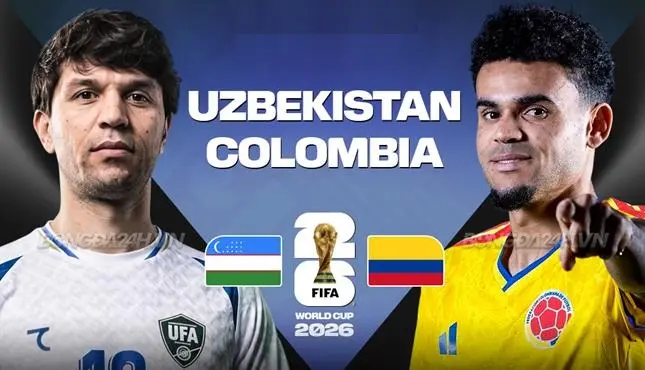 Prediksi Piala Dunia 2026 Uzbekistan vs Kolombia 09.00 WIB, 18 Juni