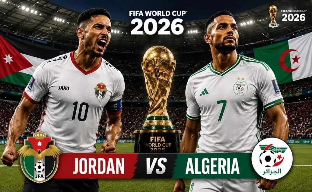 Prediksi Piala Dunia 2026 Yordania vs Aljazair 10.00 WIB, 23 Juni