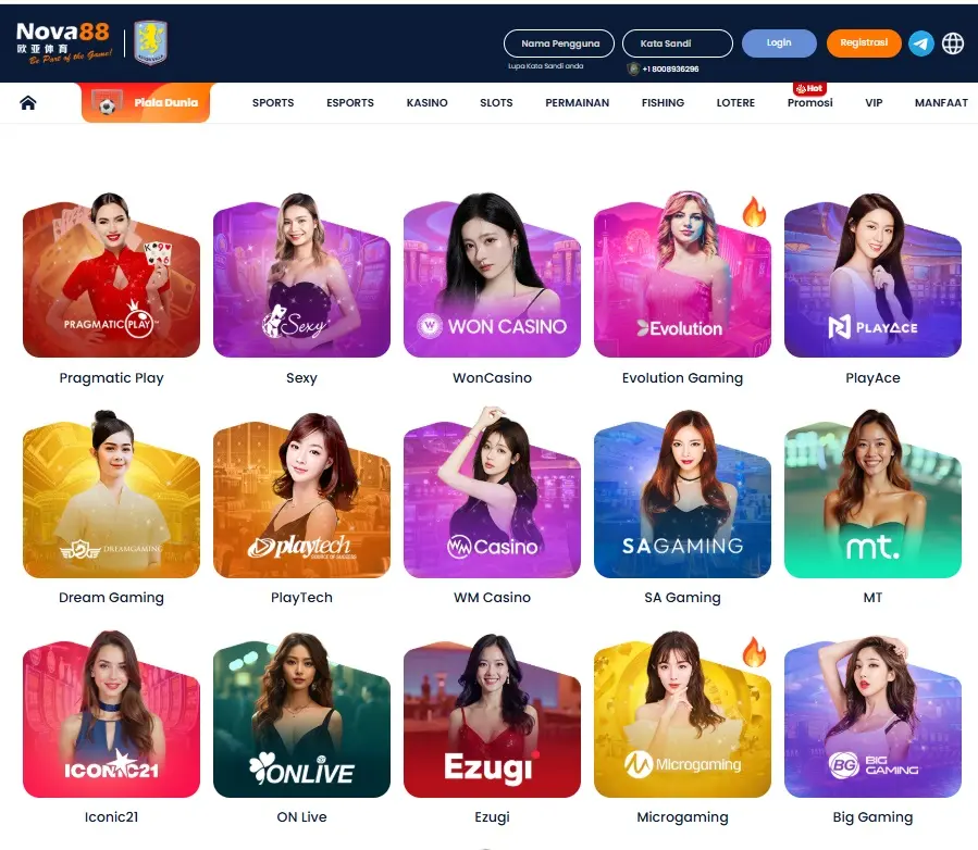 website nova88 official