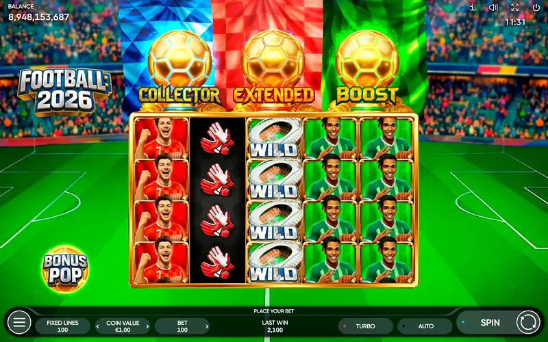 Slot Football 2026 – Nuansa Lapangan Hijau dengan Mekanisme Putaran Hadiah yang Menarik