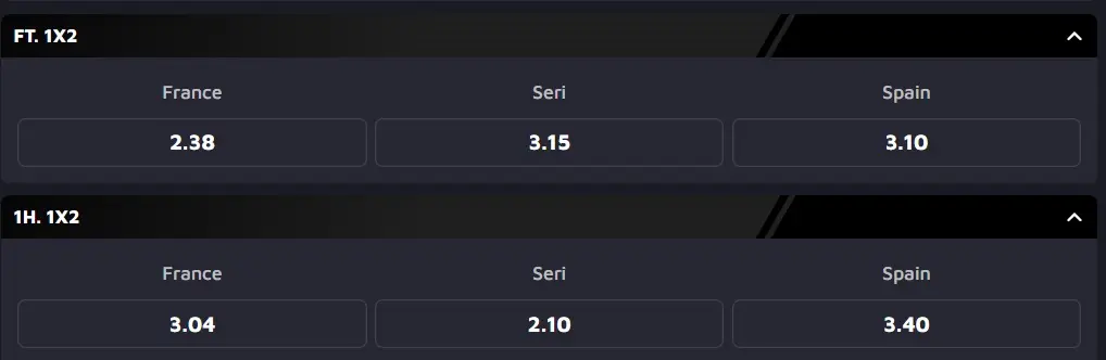 Tips Taruhan 1X2 (Eropa) – Handicap (Asia) Semifinal Piala Dunia 2026 Prancis vs Spanyol