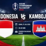 Prediksi ASEAN Cup 2026 Indonesia vs Kamboja Pukul 20.30, 27 Juli