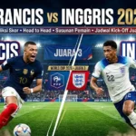 Prediksi Taruhan Eropa – Asia Perebutan Tempat Ketiga Piala Dunia 2026 Prancis vs Inggris